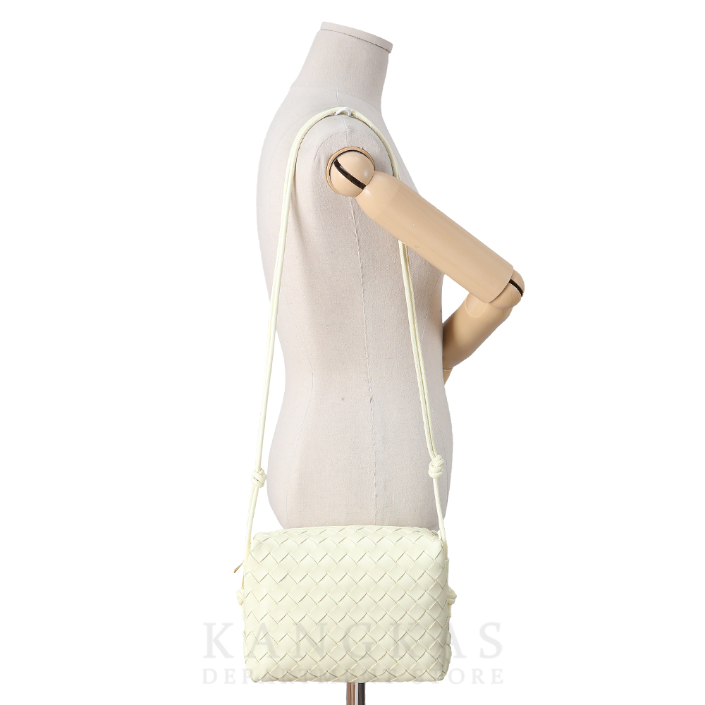 BOTTEGA VENETA(USED)보테가베네타 인트레치아토 레더 숄더백